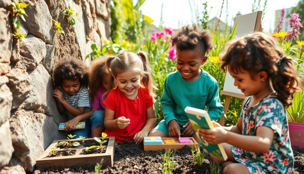 Children developing growth mindset skills