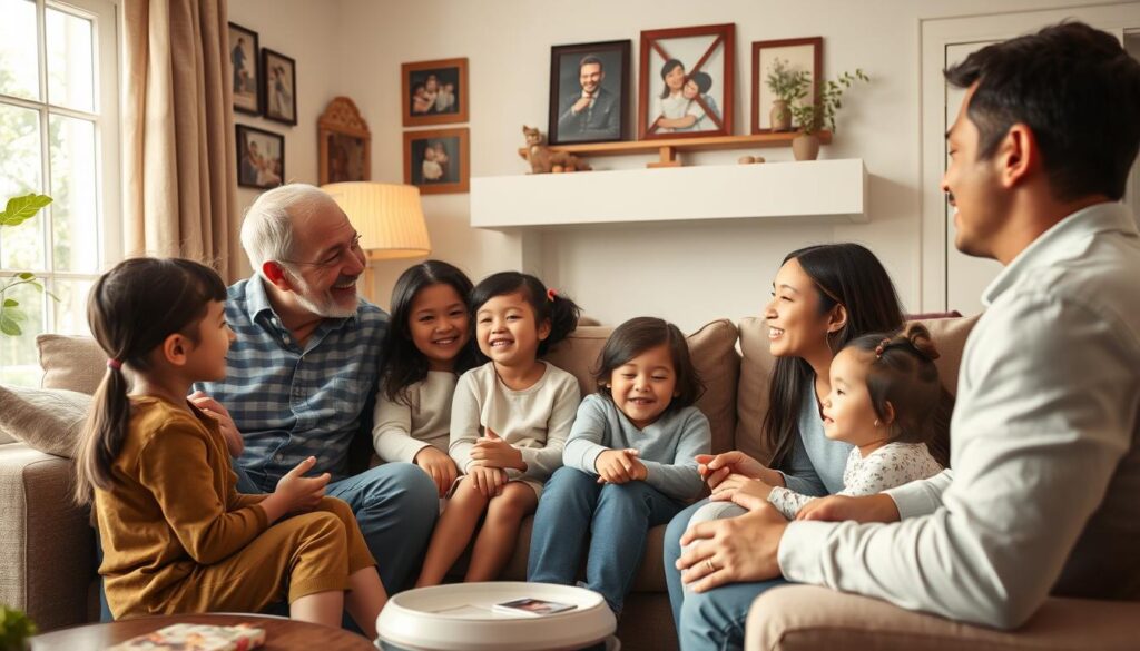 Family Practicing Empathy