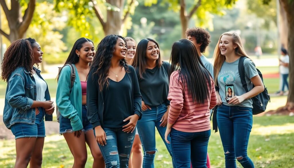 Teenage Social Connections and Body Image